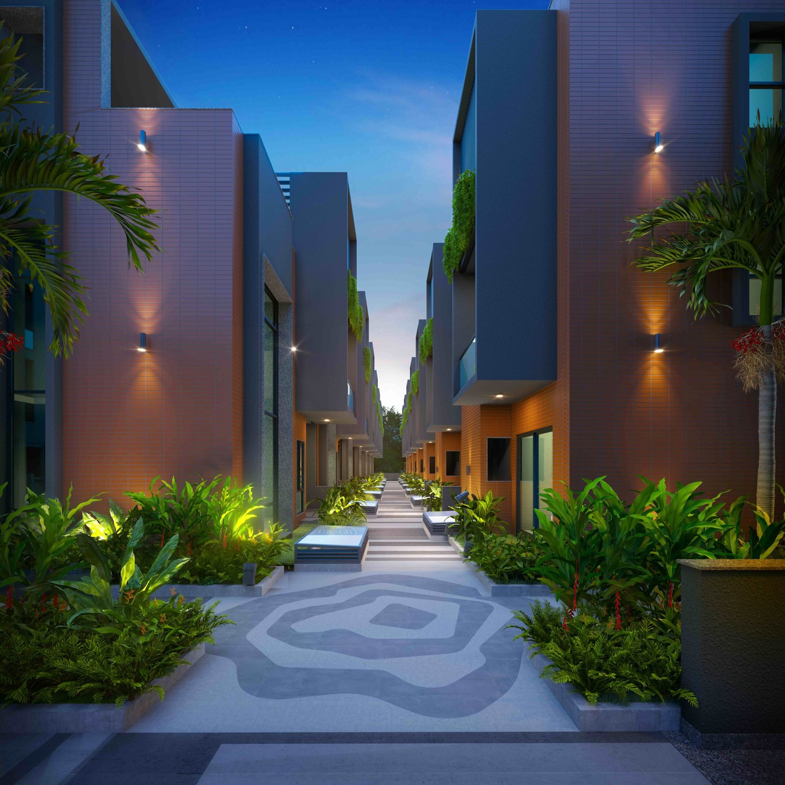 Rainbow Mayfair Lakefront Quadruplex Townhouses
