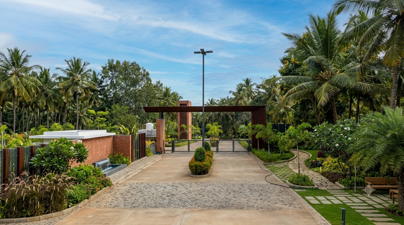 Amidst Nature entrance — actual shot