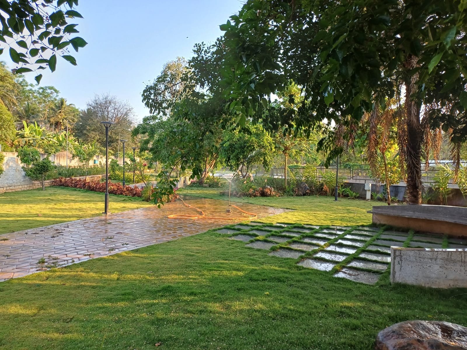 The Valley landscaped surroundings