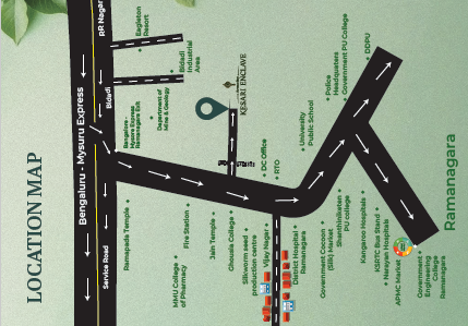 Location map to Arunoday Kesari Enclave